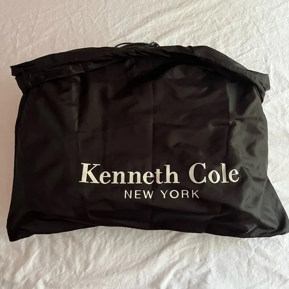 KENNETH COLE NEW YORK Genuine Leather Shoulder Bag Briefcase Business Laptop Bag